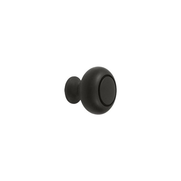 KR119U10B Round Groove Knob Oil-Rubbed Bronze, 10PK